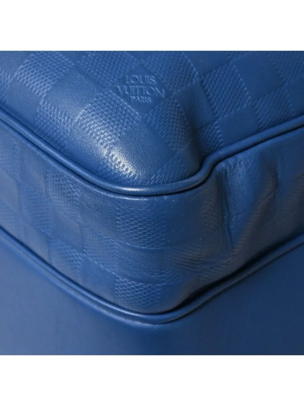 Louis Vuitton Michael Backpack Damier Infini Neptunia Blue Embossed Leather